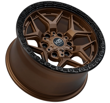 King Growler Wheels In Satin Bronze
